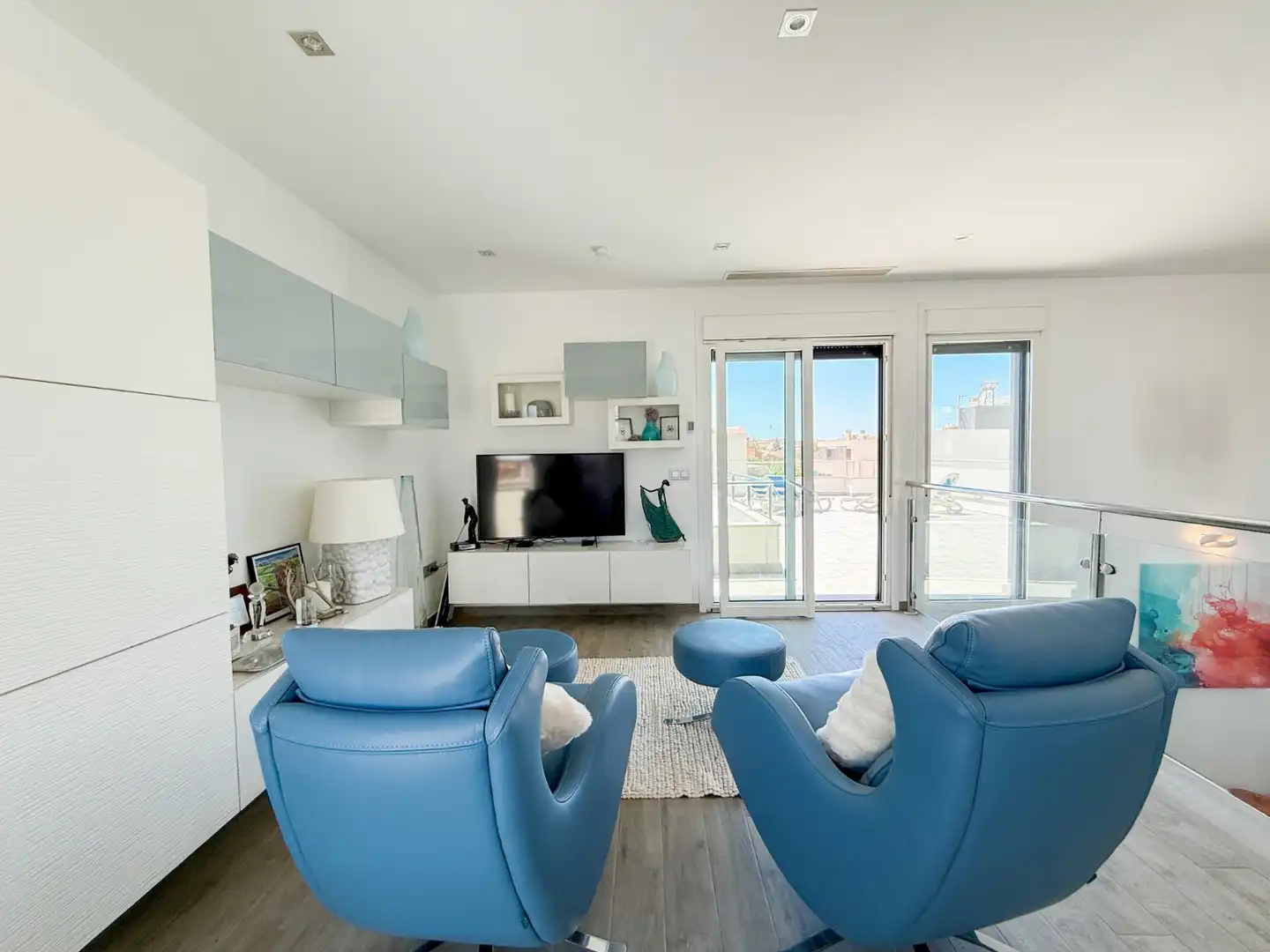 Wohnzimmer von Haus oder Chalet zum Verkauf in Águilas mit Klimaanlage, Privatgarten und Terrasse