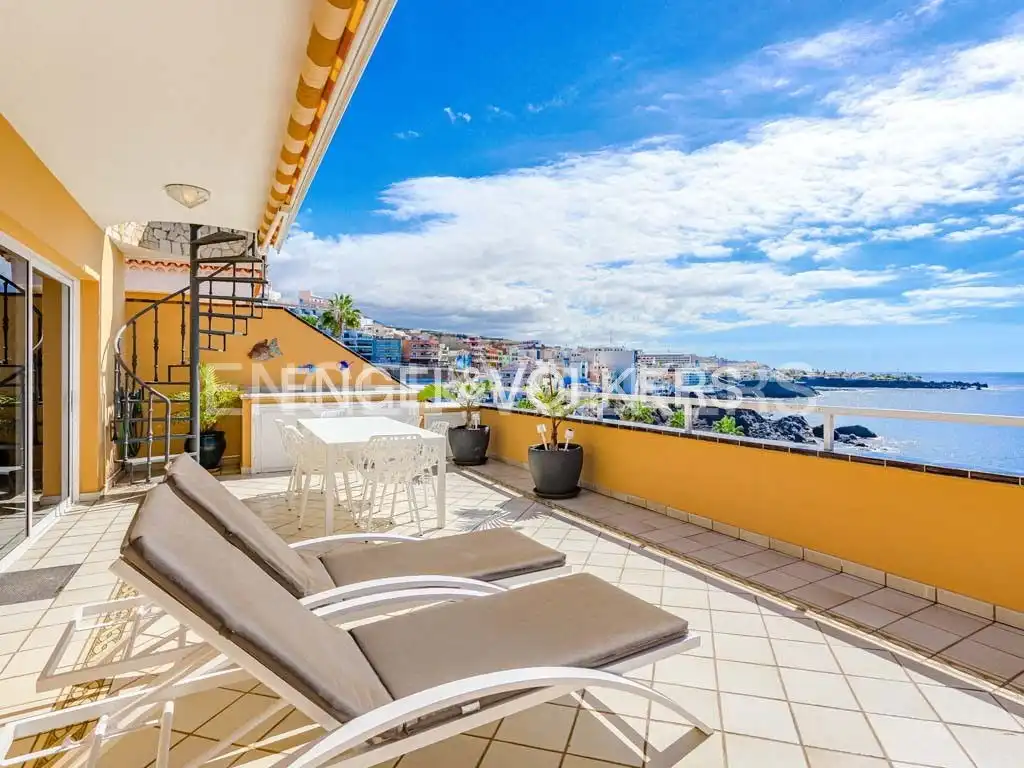 Terrasse von Wohnung zum Verkauf in Santiago del Teide mit Terrasse und Schwimmbad