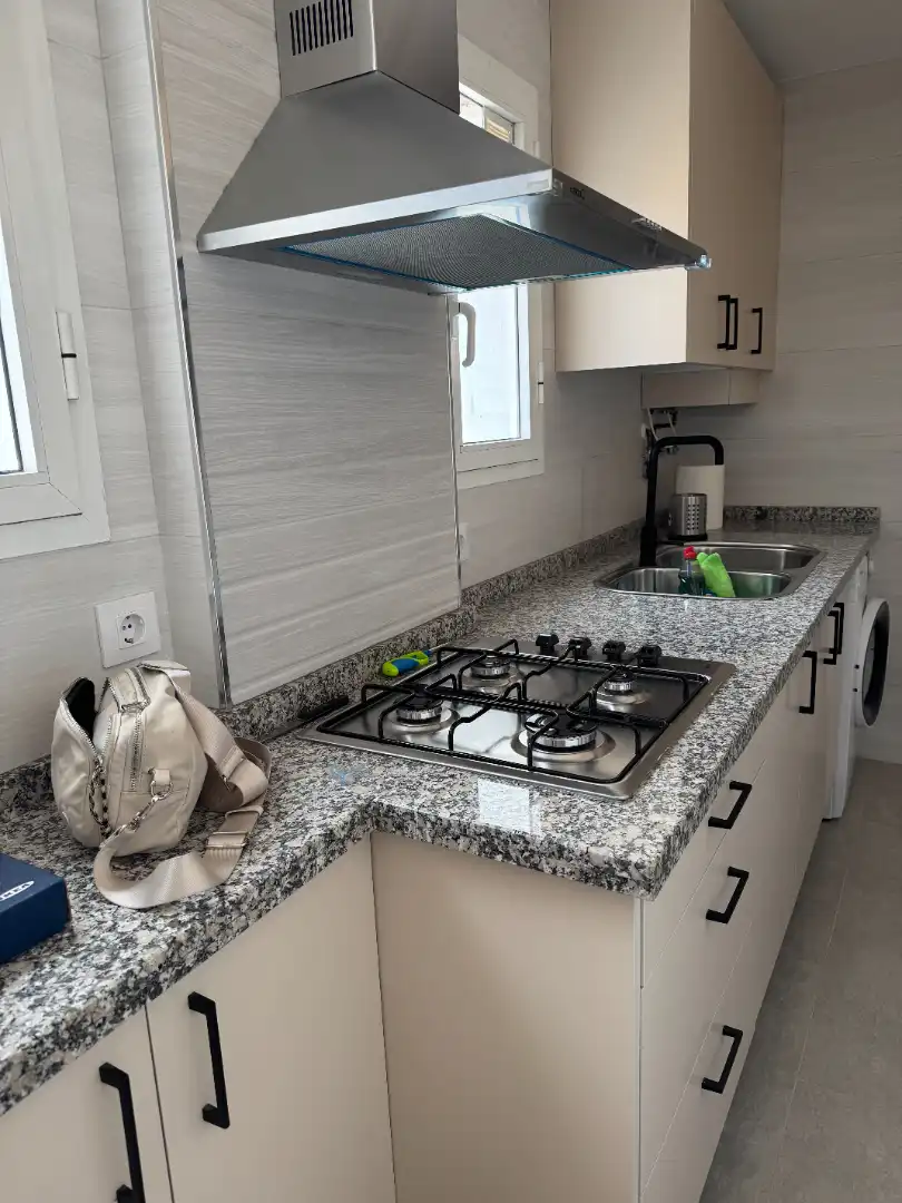 Kitchen of Flat for rent in Sevilla  with Air Conditioner, Heating and Terrace