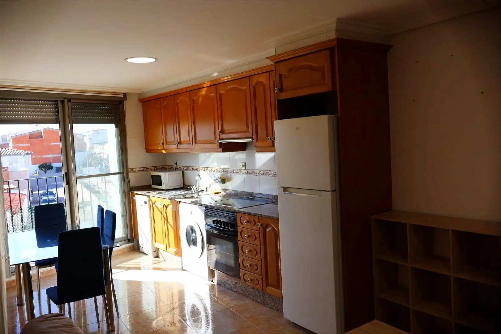 Kitchen of Flat for sale in Vall d'Alba  with Terrace, Storage room and Furnished