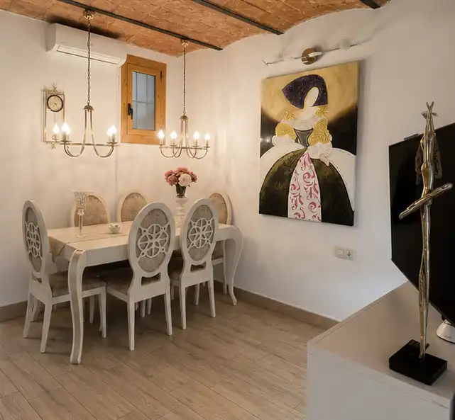 Esszimmer von Wohnung zum Verkauf in Barcelona mit Terrasse