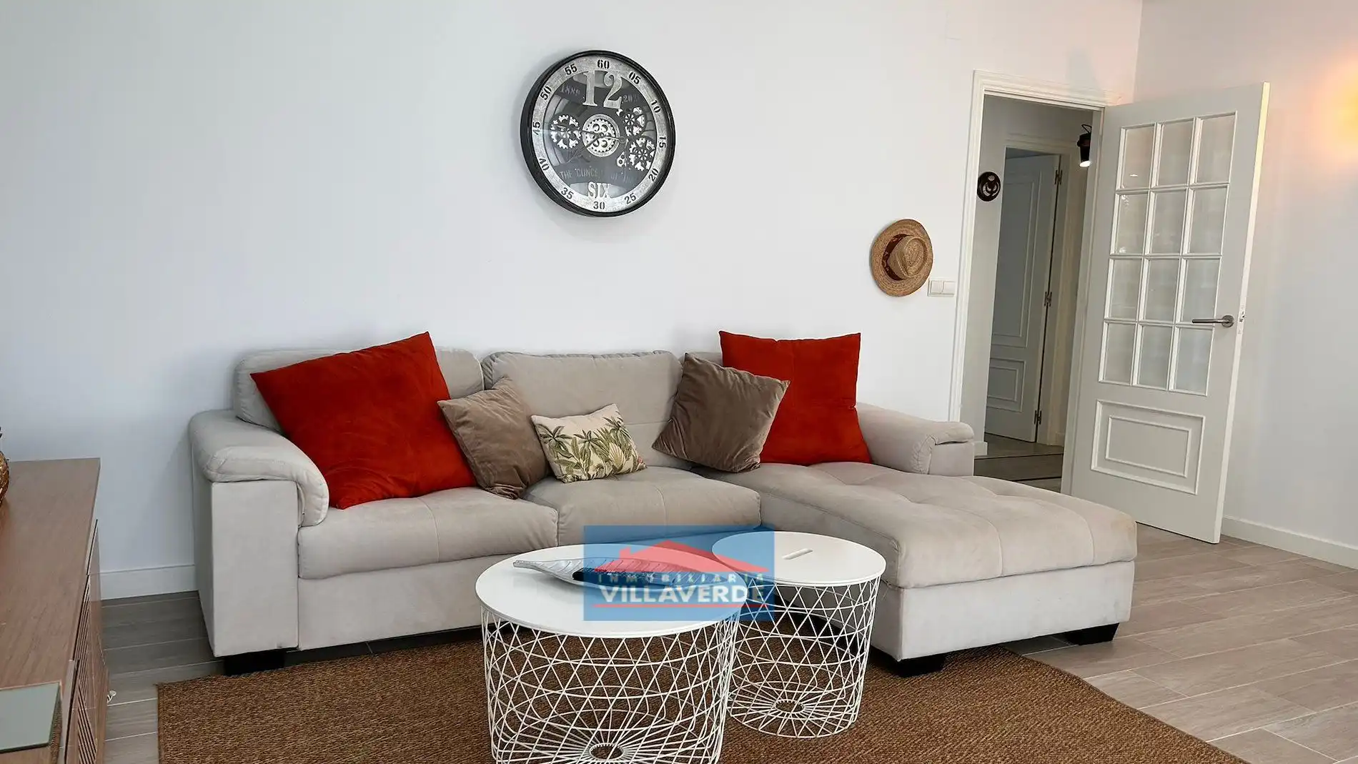 Living room of Flat for rent in Cangas   with Furnished