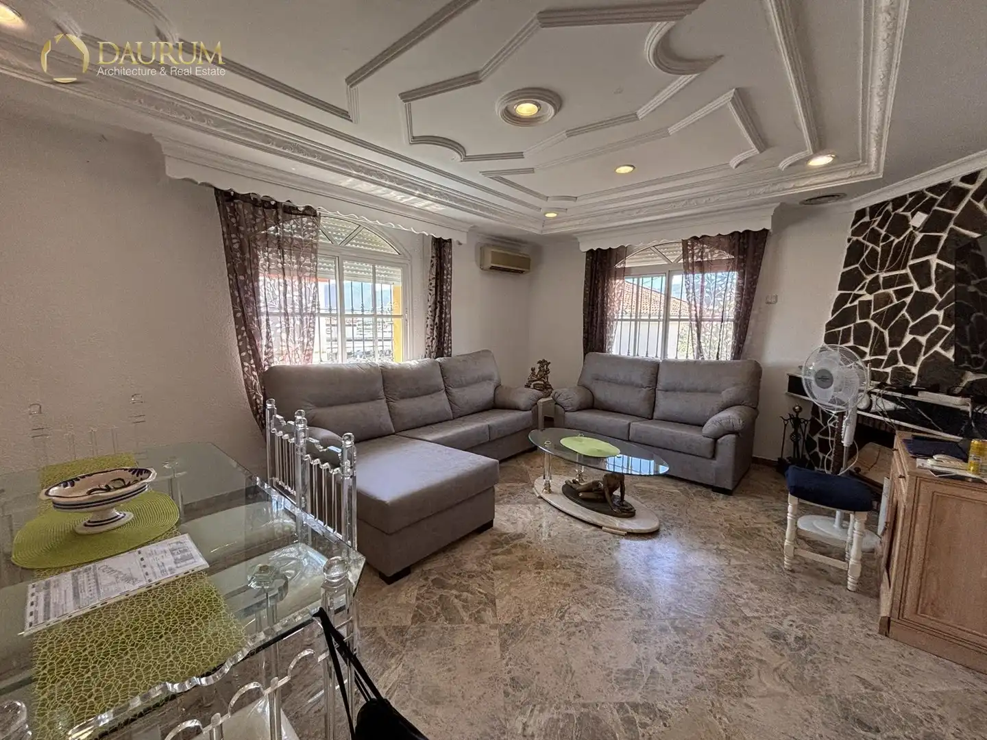 Sala de estar de Casa o chalet en venta en Alhaurín de la Torre con Aire acondicionado, Terraza y Trastero