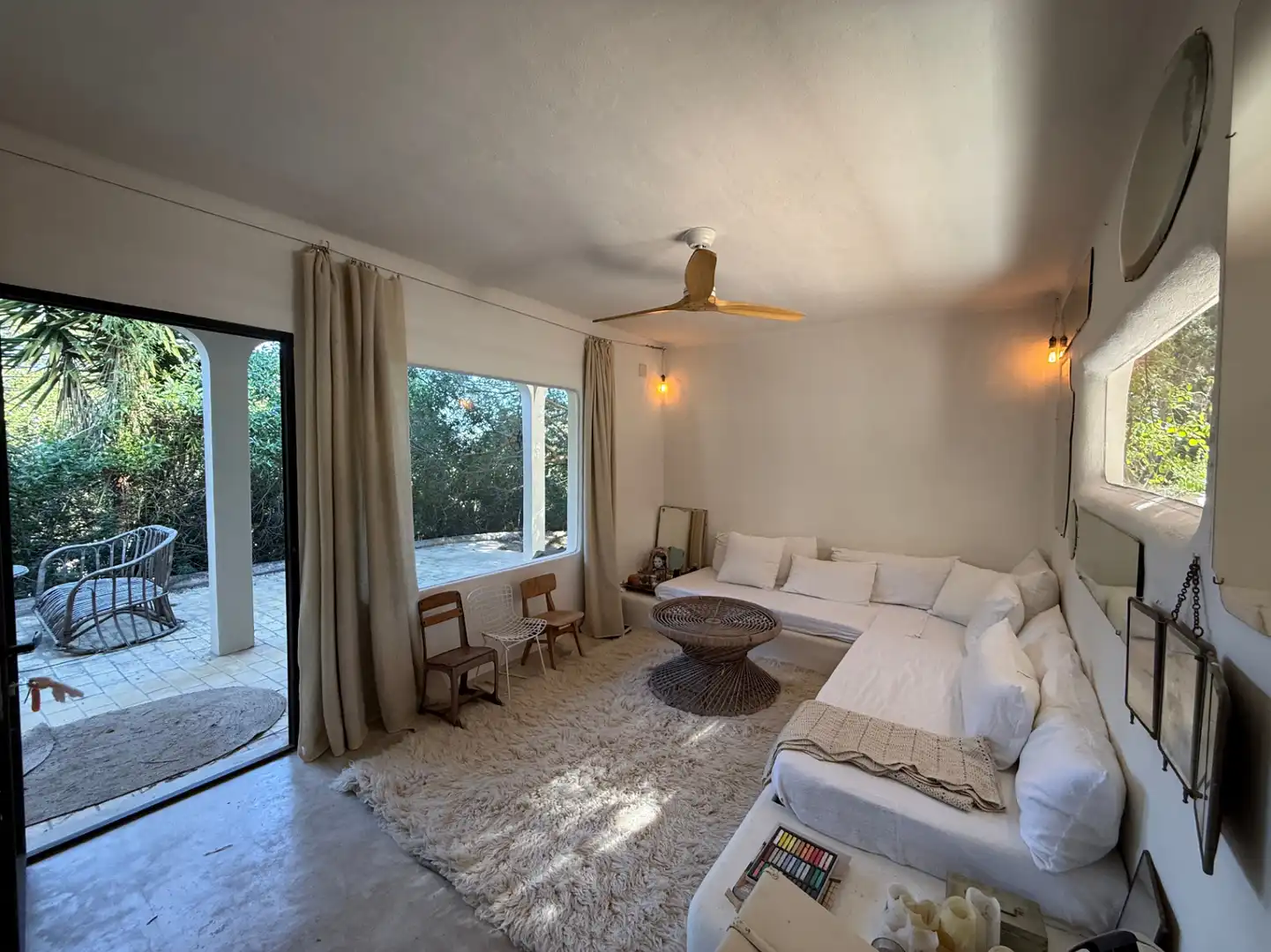 Sala de estar de Casa o chalet en venta en Sant Josep de sa Talaia con Aire acondicionado, Calefacción y Terraza