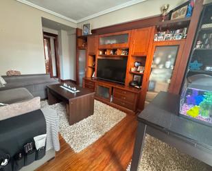 Living room of Flat for sale in Bilbao   with Heating, Terrace and Furnished