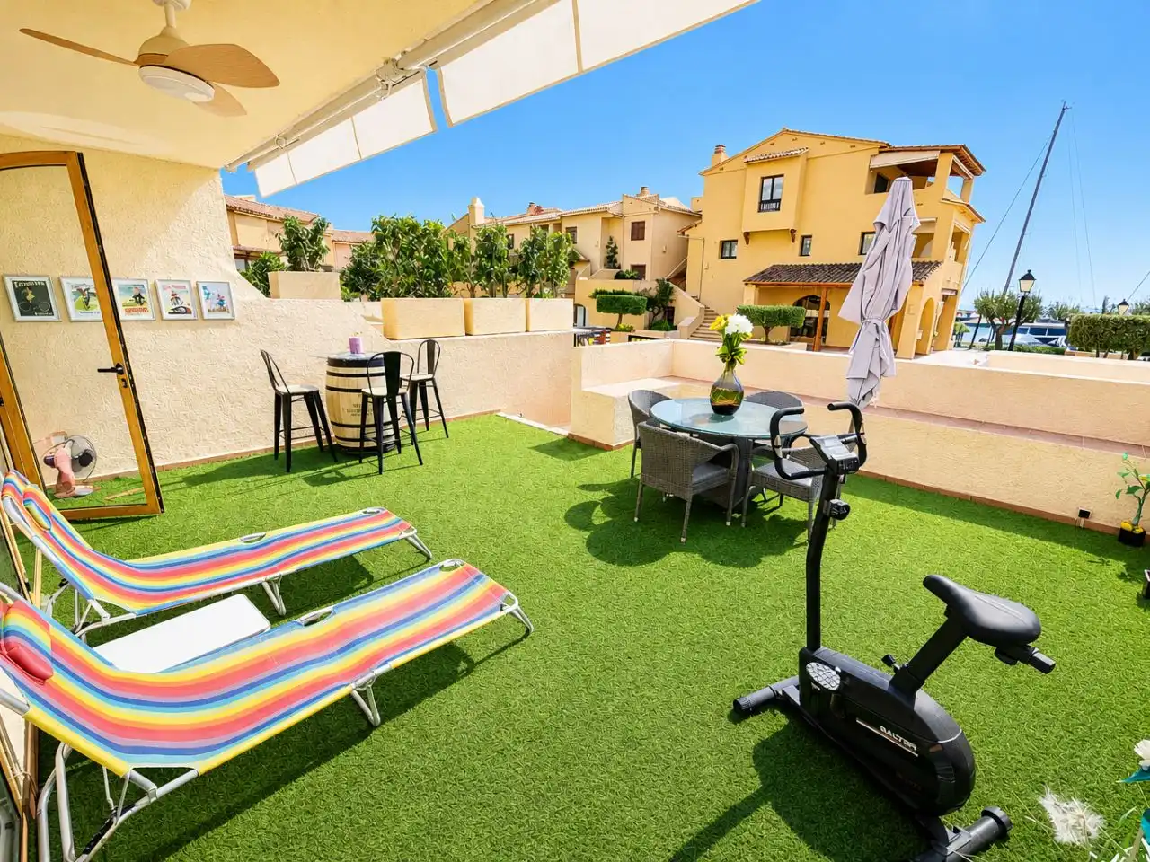 Terrace of Flat for rent in Mascarat