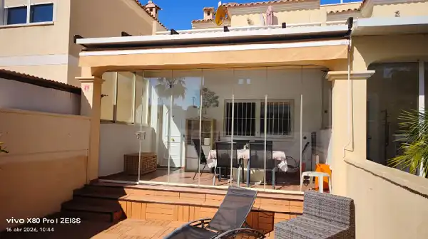 Terrasse von Maisonette zum Verkauf in Orihuela mit Klimaanlage, Schwimmbad und Balkon