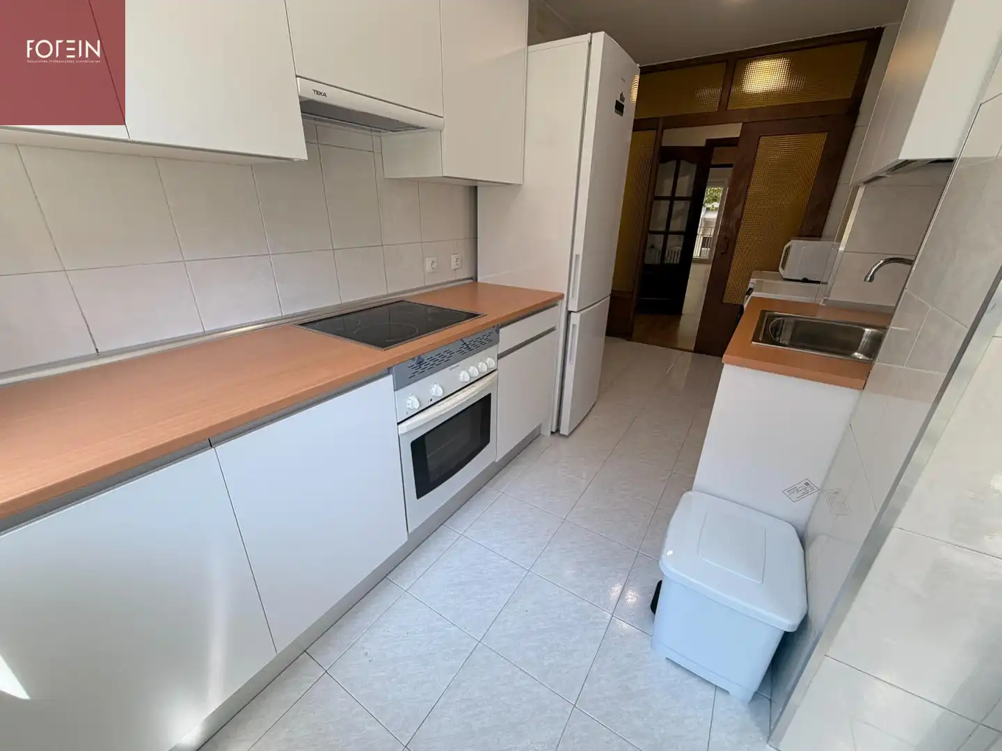 Kitchen of Flat for rent in Madrid  with Heating, Terrace and Storage room