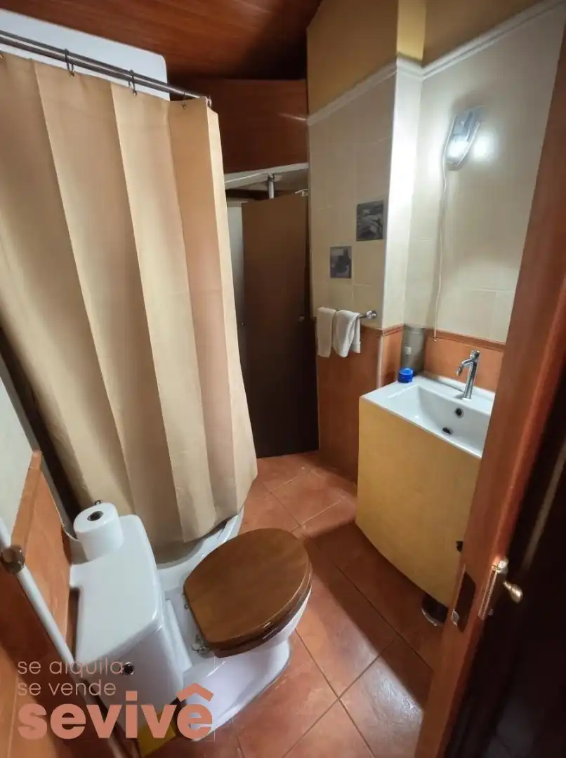 Badezimmer von Maisonette zum Verkauf in Arona mit Klimaanlage, Möbliert und Balkon