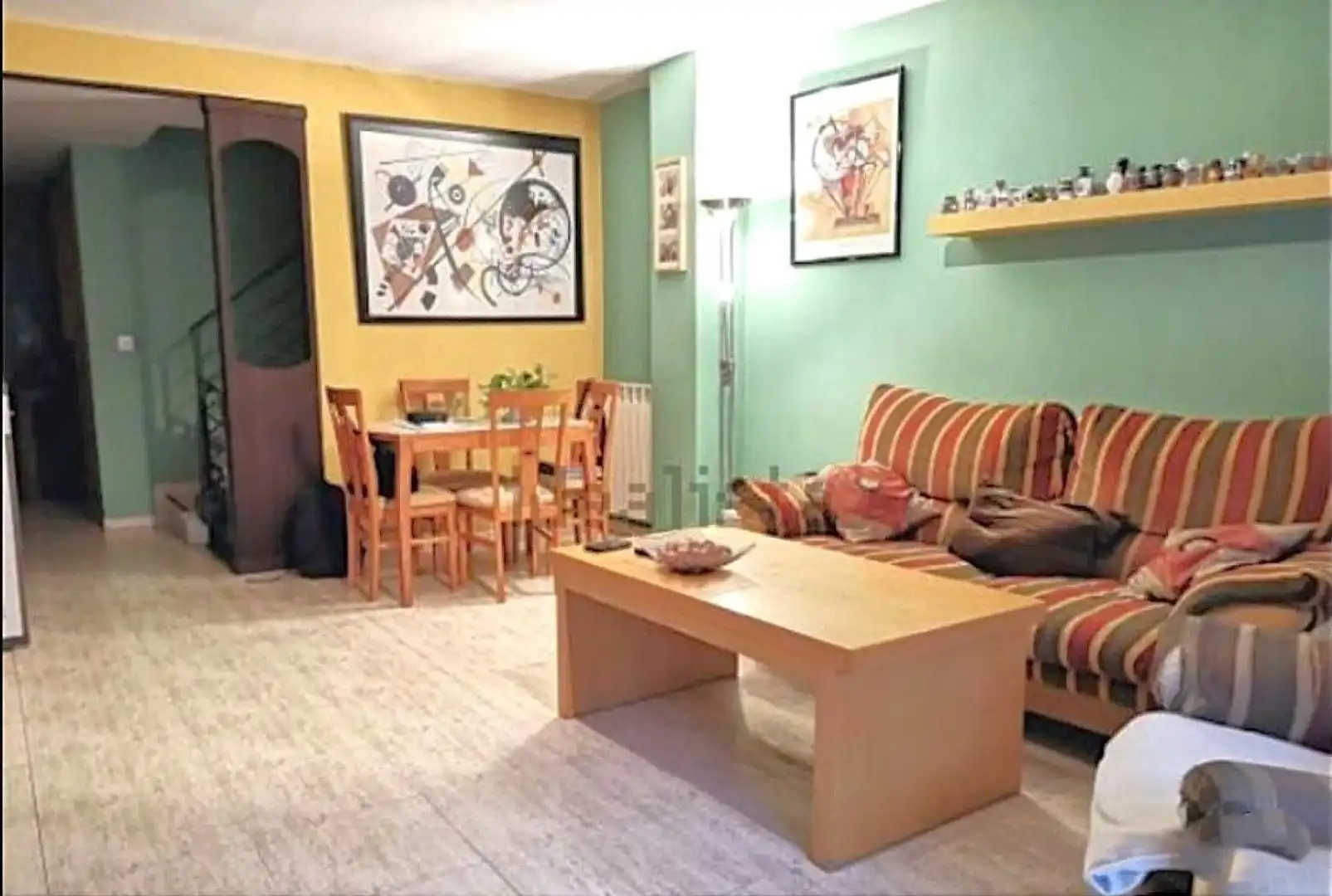Sala de estar de Casa adosada en venta en Zuera con Terraza