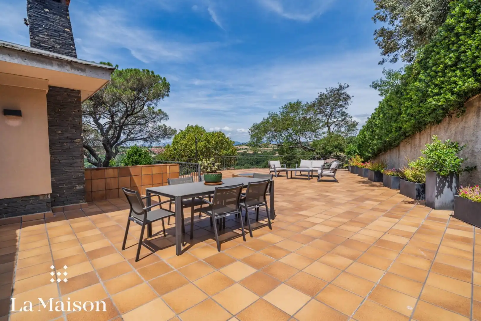 Terrassa de Casa o xalet en venda en La Roca del Vallès amb Calefacció, Jardí privat i Traster