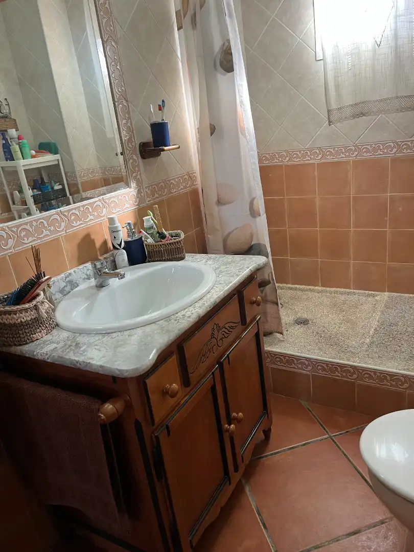 Baño de Finca rústica en venta en Cártama con Aire acondicionado, Terraza y Amueblado