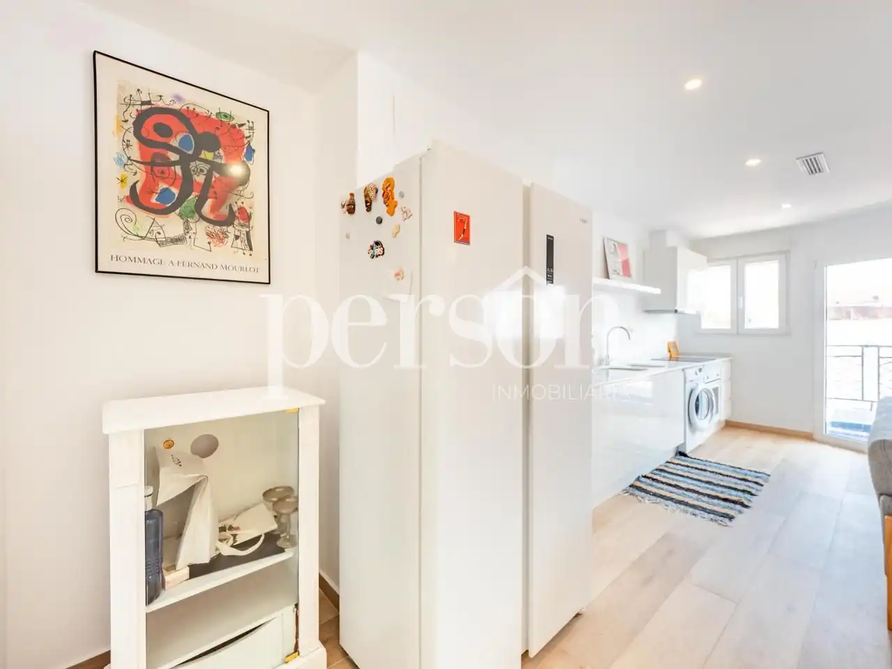 Küche von Wohnung zur Miete in Valencia mit Klimaanlage, Terrasse und Möbliert