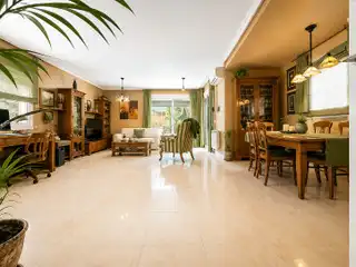 Sala de estar de Casa o chalet en venta en Rivas-Vaciamadrid con Aire acondicionado, Calefacción y Jardín privado