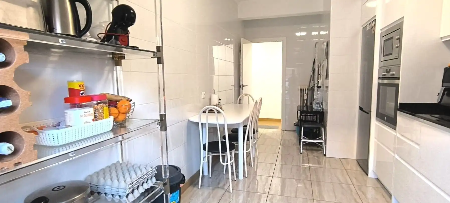 Kitchen of Flat for sale in  Logroño  with Heating and Terrace