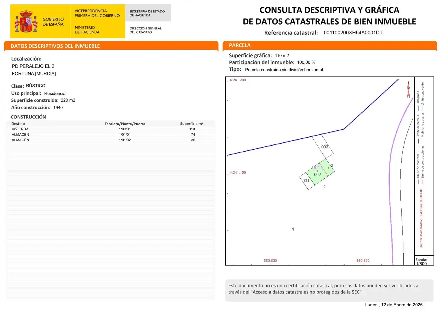 Land for sale in Jumilla