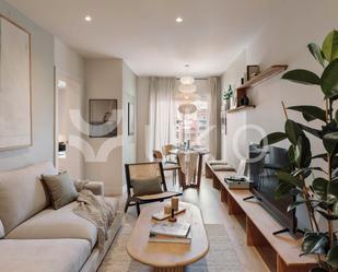 Sala d'estar de Apartament de lloguer en  Barcelona Capital amb Aire condicionat, Calefacció i Moblat