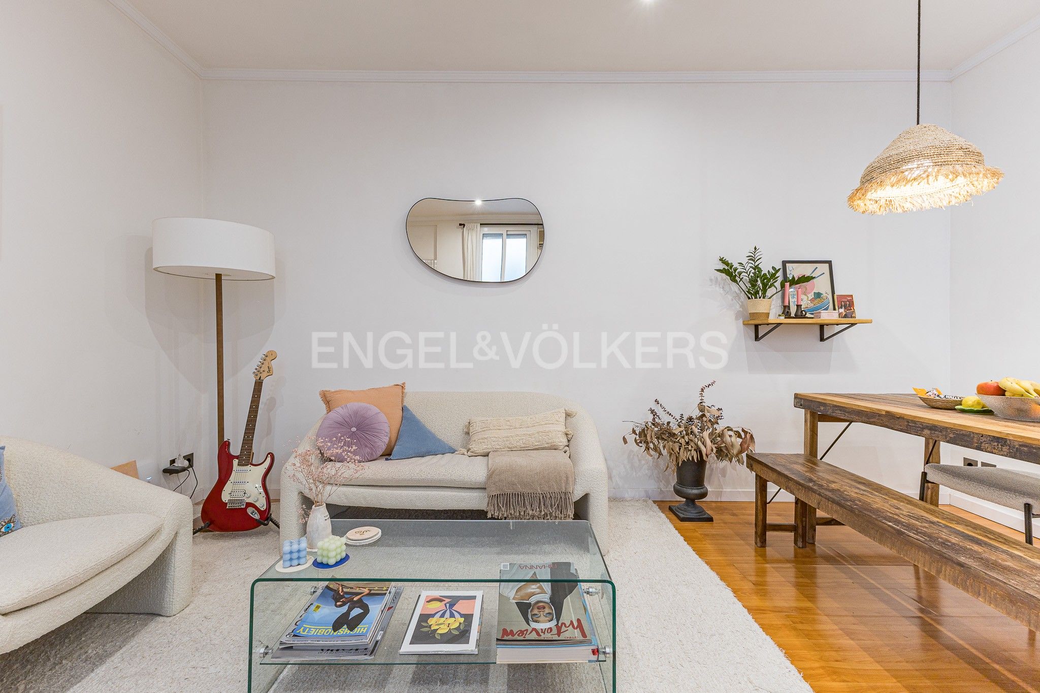 Sala d'estar de Apartament en venda en  Barcelona Capital amb Calefacció