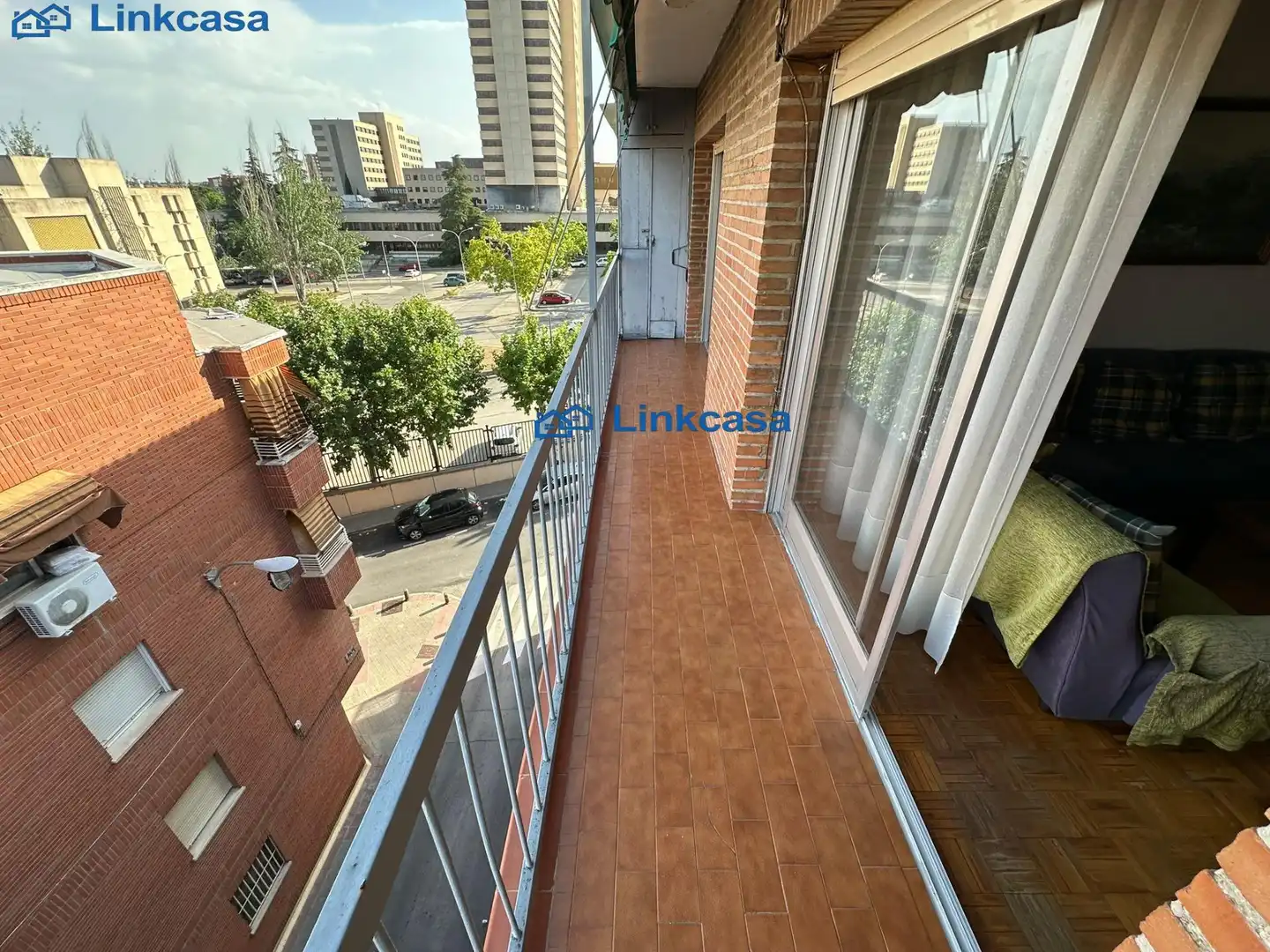 Balcony of Flat for sale in Madrid  with Heating, Parquet flooring and Terrace