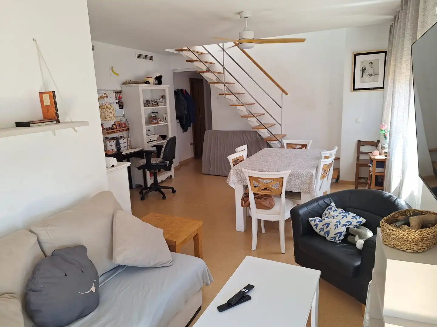 Living room of Attic for sale in San Vicente del Raspeig / Sant Vicent del Raspeig  with Air Conditioner, Terrace and Storage room
