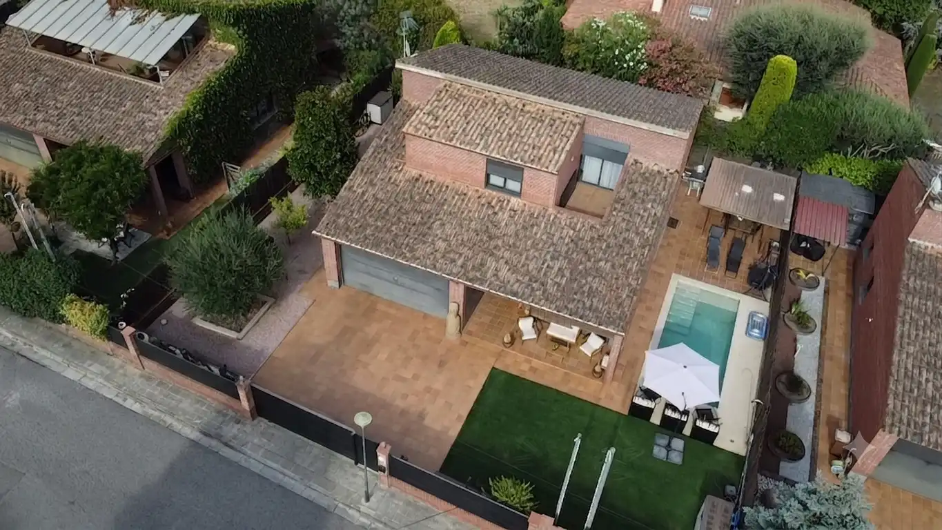 Vista exterior de Casa o xalet en venda en Sant Antoni de Vilamajor amb Aire condicionat, Calefacció i Jardí privat
