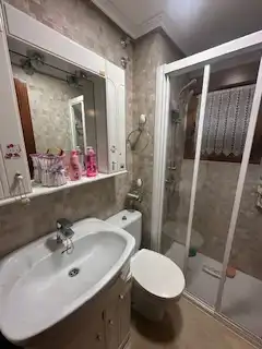 Baño de Casa o chalet de alquiler en San Andrés del Rabanedo con Calefacción, Jardín privado y Parquet