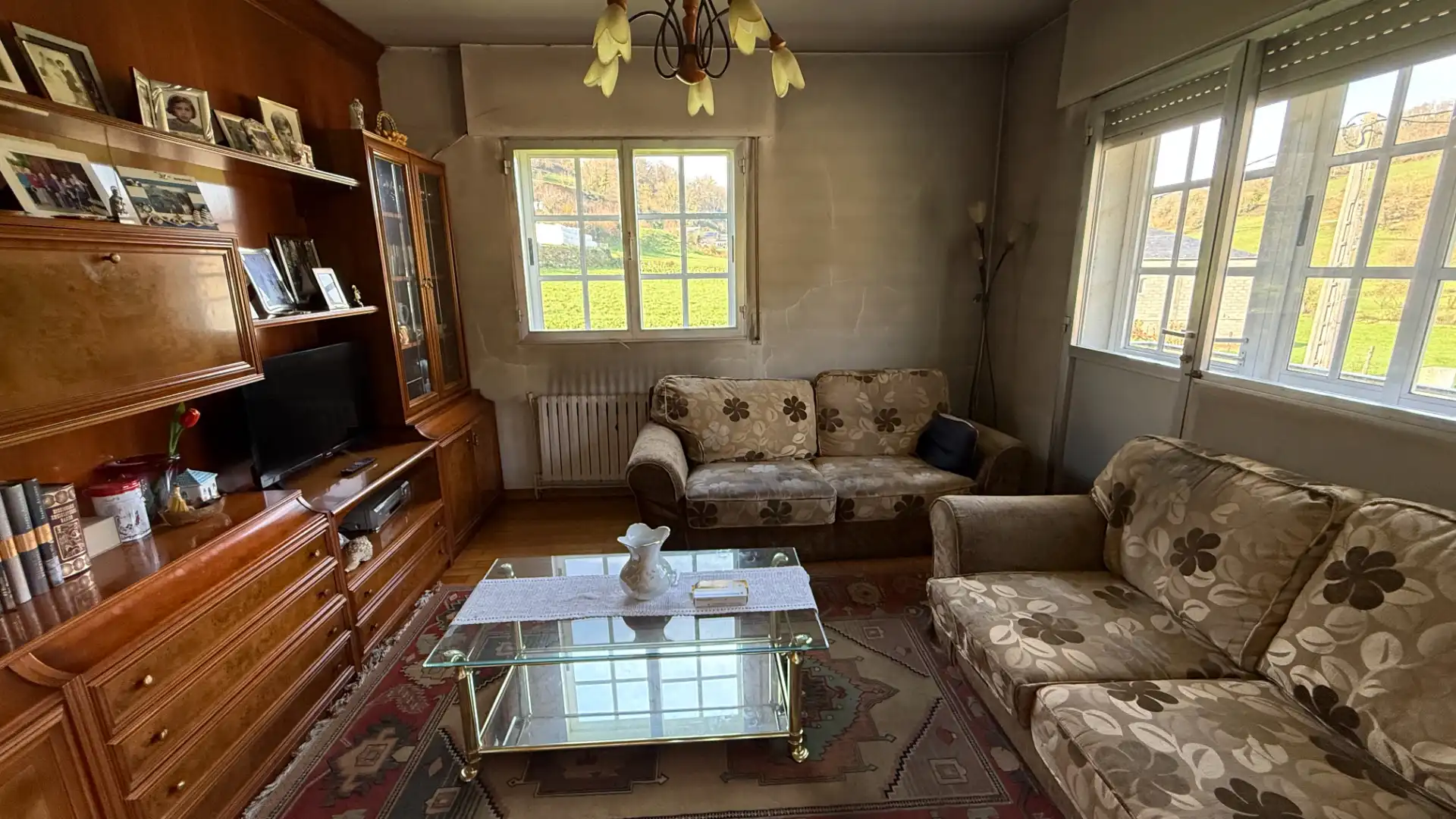 Sala de estar de Casa o chalet en venta en Becerreá con Amueblado