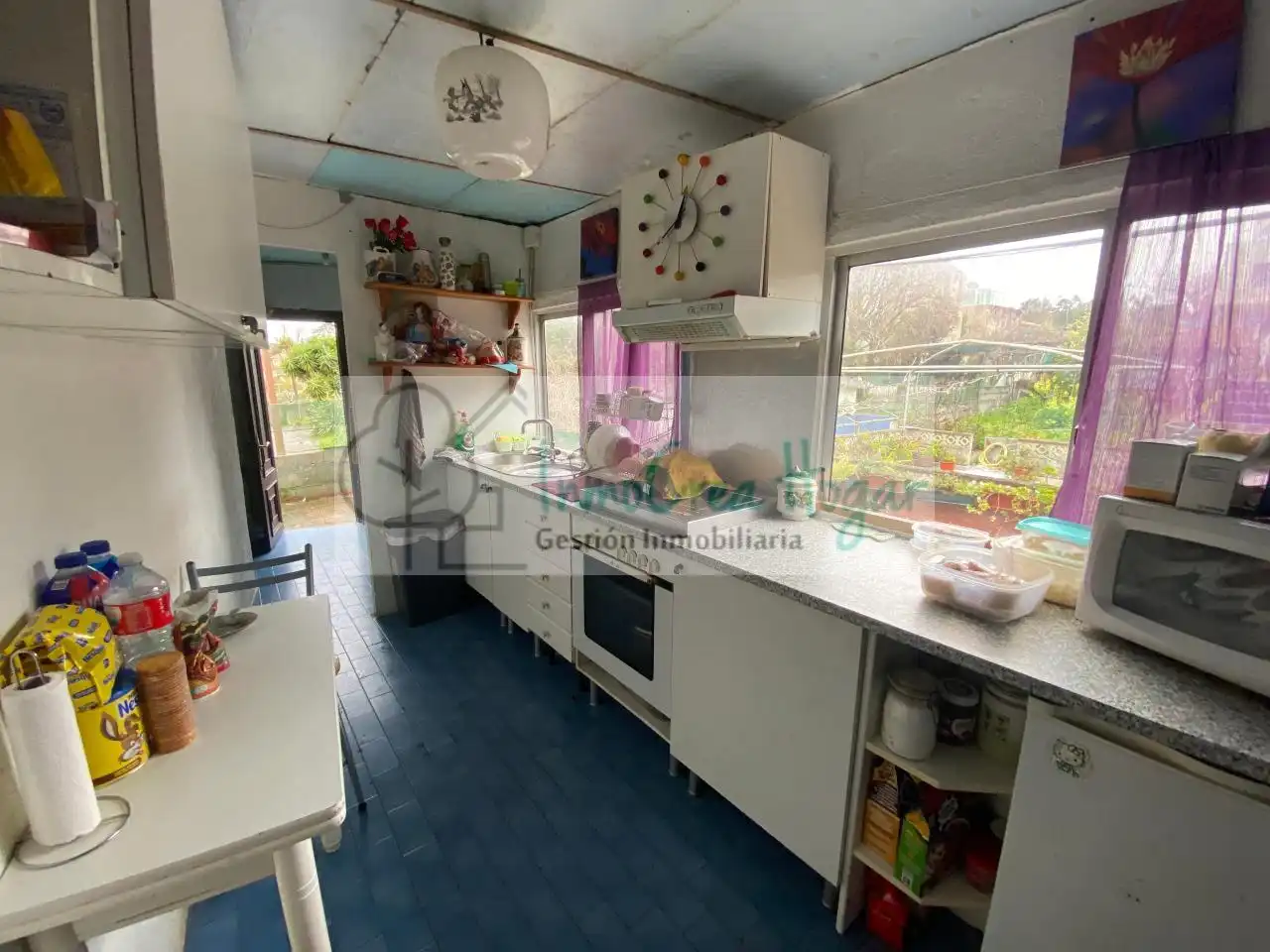 Küche von Einfamilien-Reihenhaus zum Verkauf in Vigo  mit Heizung, Terrasse und Abstellraum