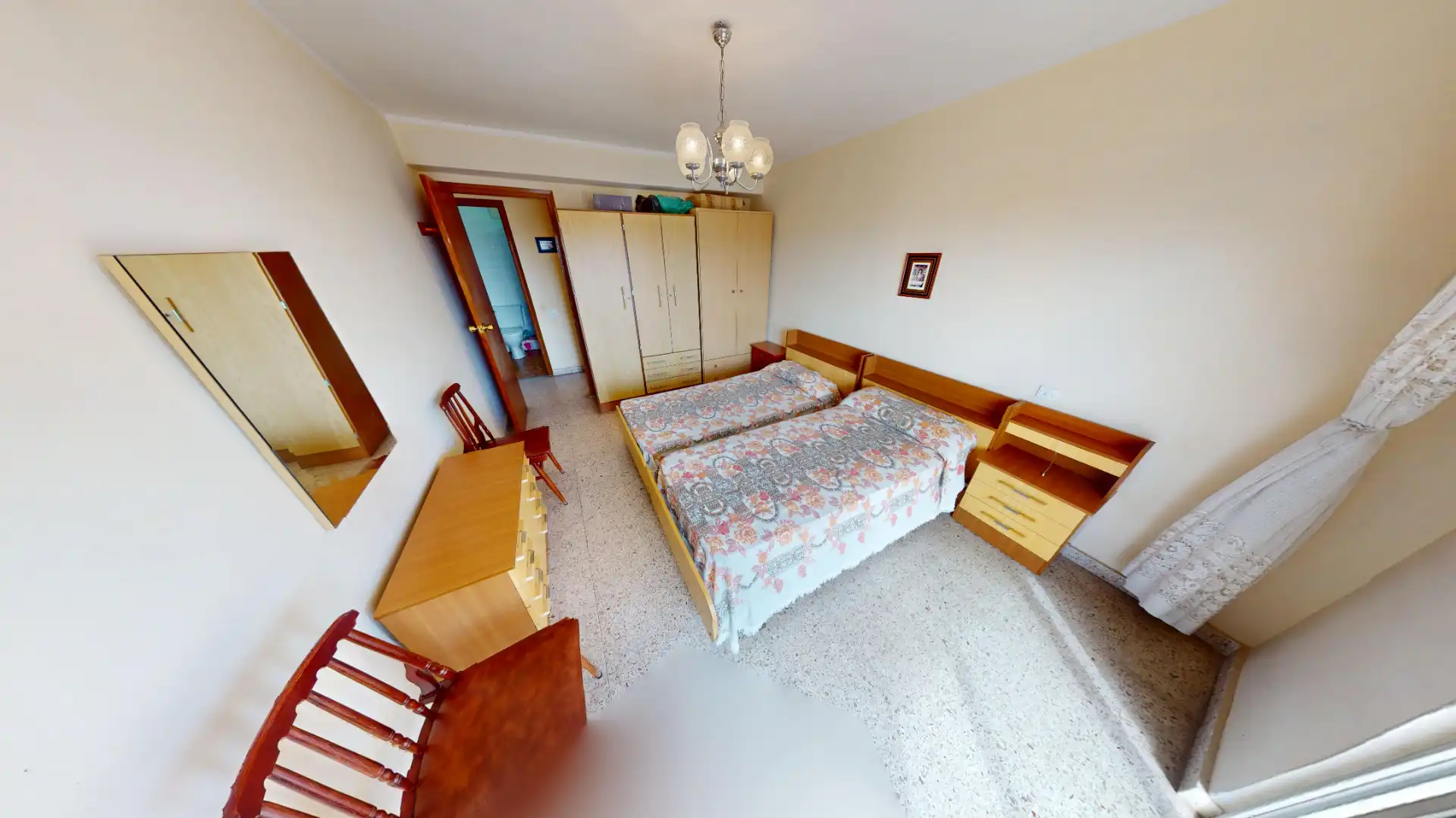 Bedroom of Flat for sale in Alicante / Alacant  with Parquet flooring, Terrace and Furnished