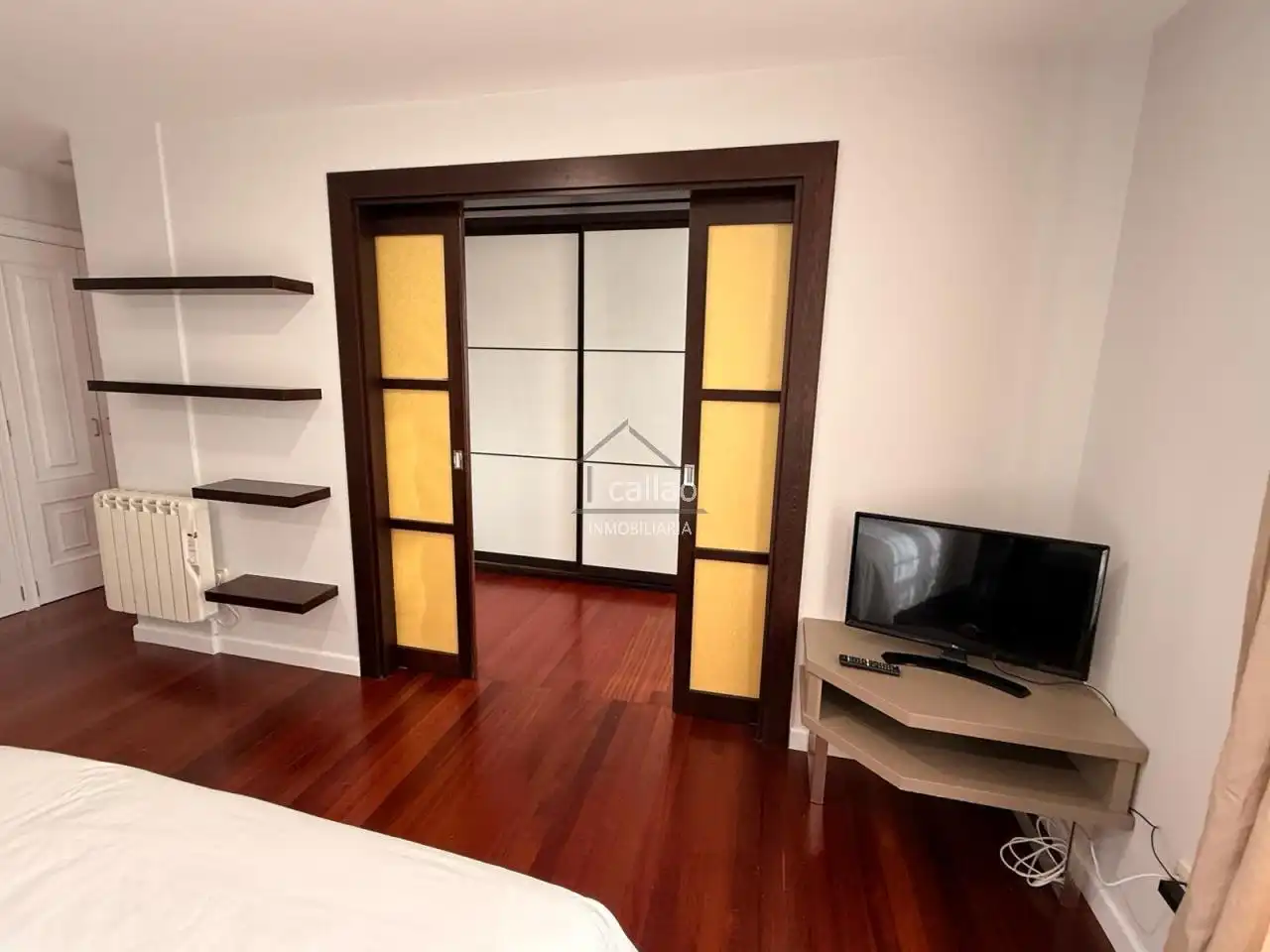 Living room of Flat for rent in Ferrol  with Heating, Storage room and Furnished
