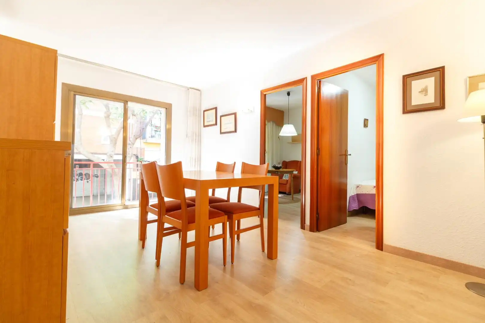 Esszimmer von Wohnung zum Verkauf in Viladecans mit Klimaanlage, Parkett und Balkon