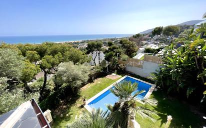 Garten von Haus oder Chalet zum verkauf in Castelldefels mit Klimaanlage, Terrasse und Schwimmbad