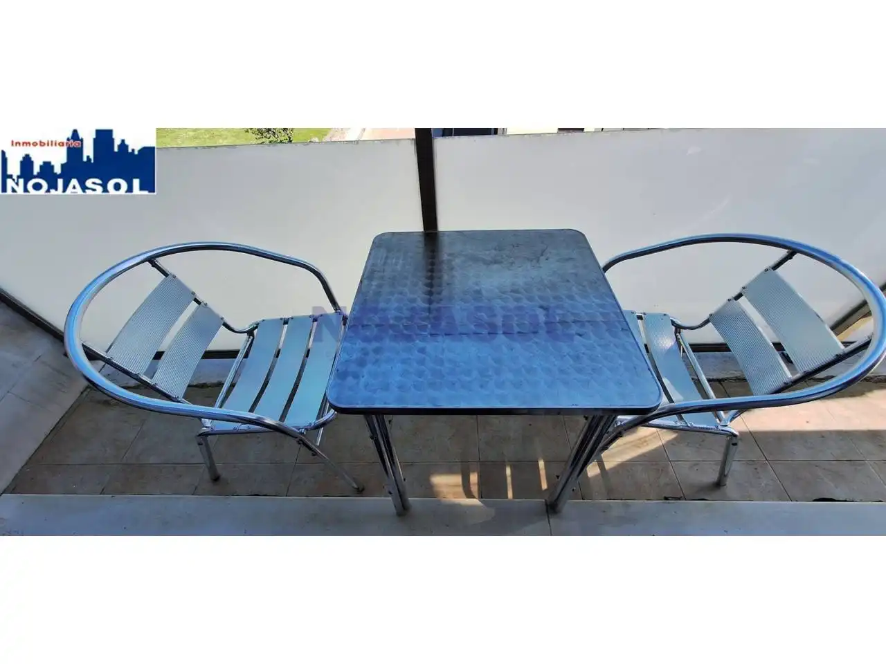 Terrasse von Dachboden zur Miete in Noja mit Heizung, Terrasse und Abstellraum