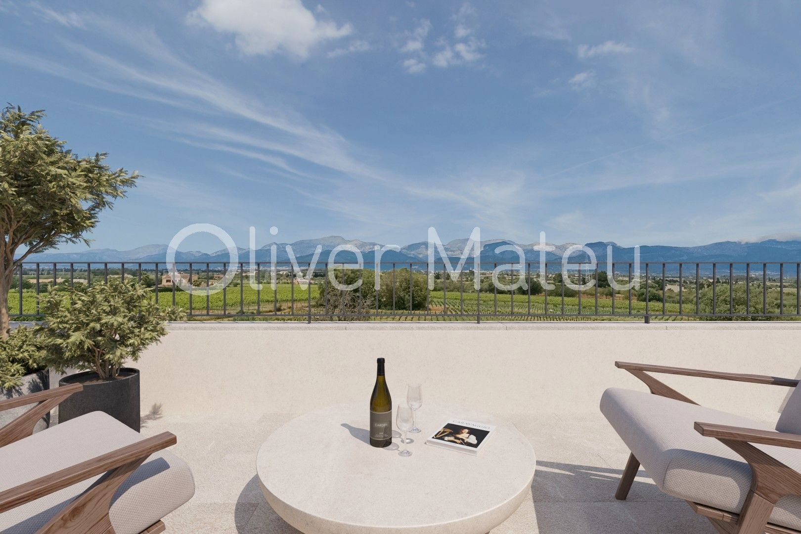 Terrace of Single-family semi-detached for sale in Sencelles  with Air Conditioner, Heating and Private garden