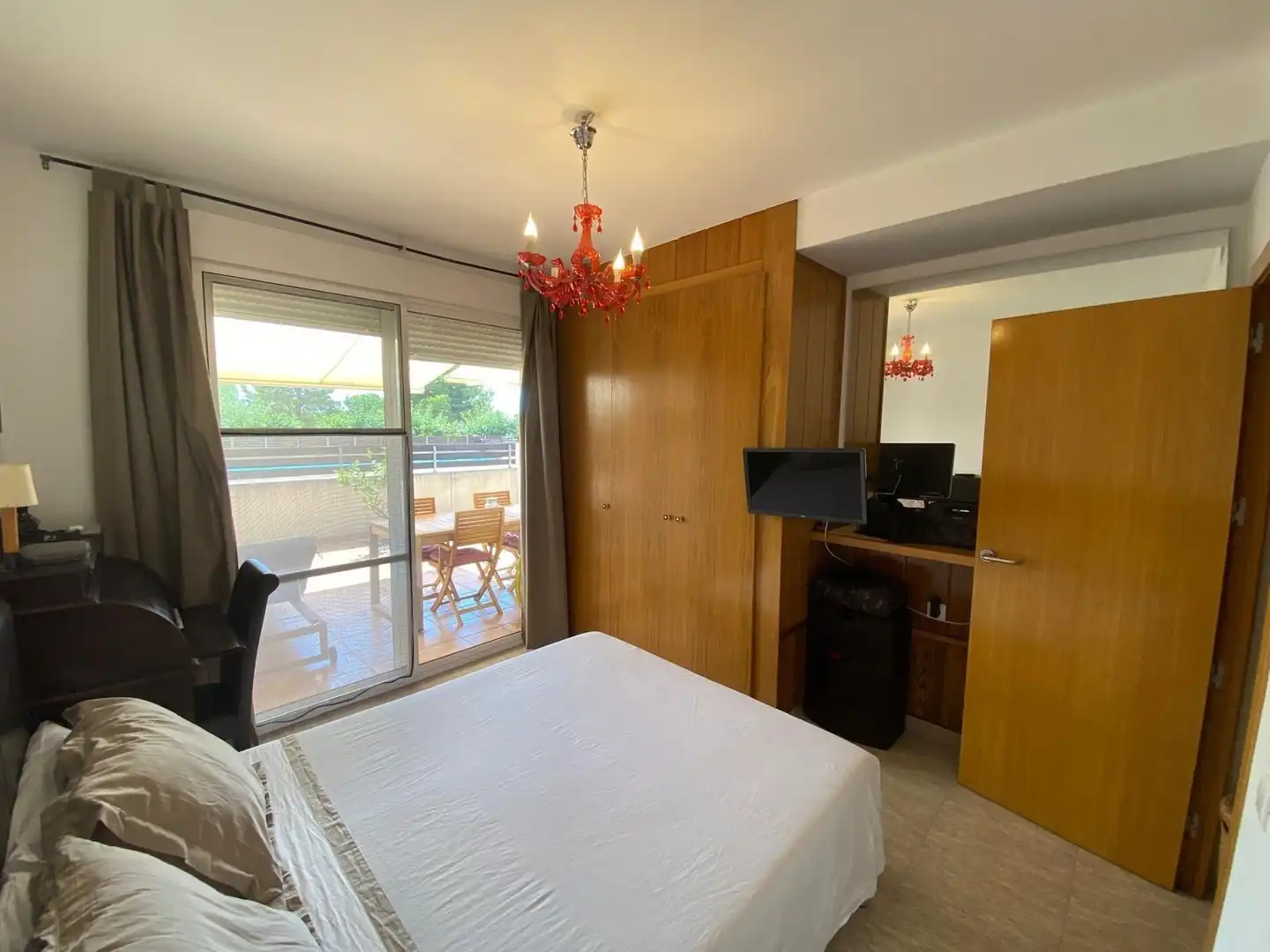 Schlafzimmer von Einfamilien-Reihenhaus zum Verkauf in Alcanar mit Klimaanlage, Privatgarten und Abstellraum