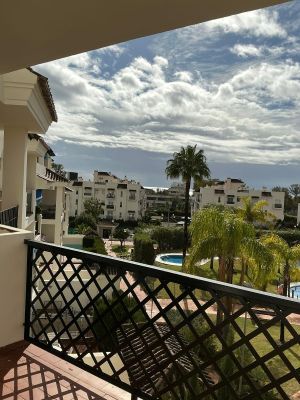 Exterior view of Flat for sale in Marbella  with Air Conditioner, Private garden and Terrace