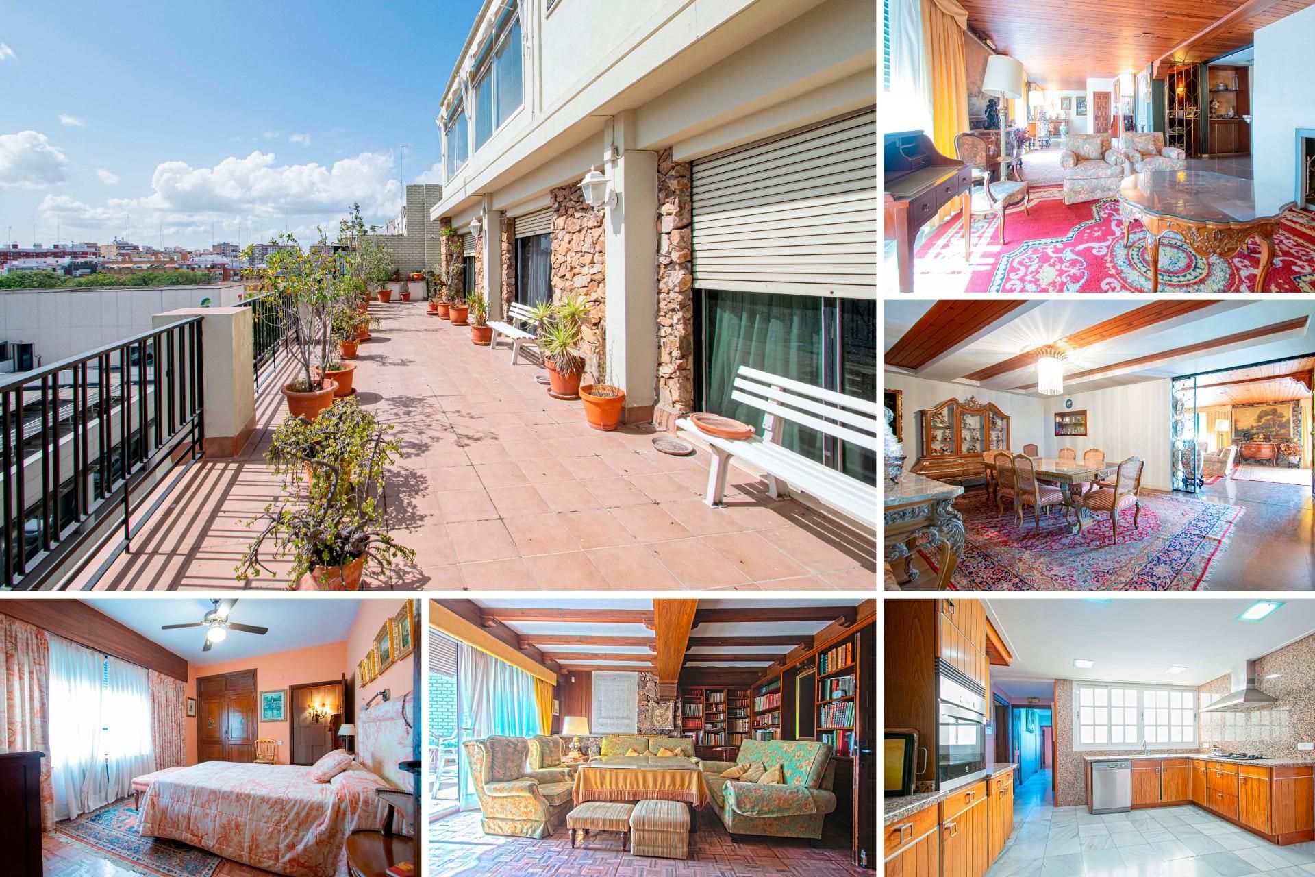 Vista exterior de Àtic en venda en  Sevilla Capital amb Terrassa