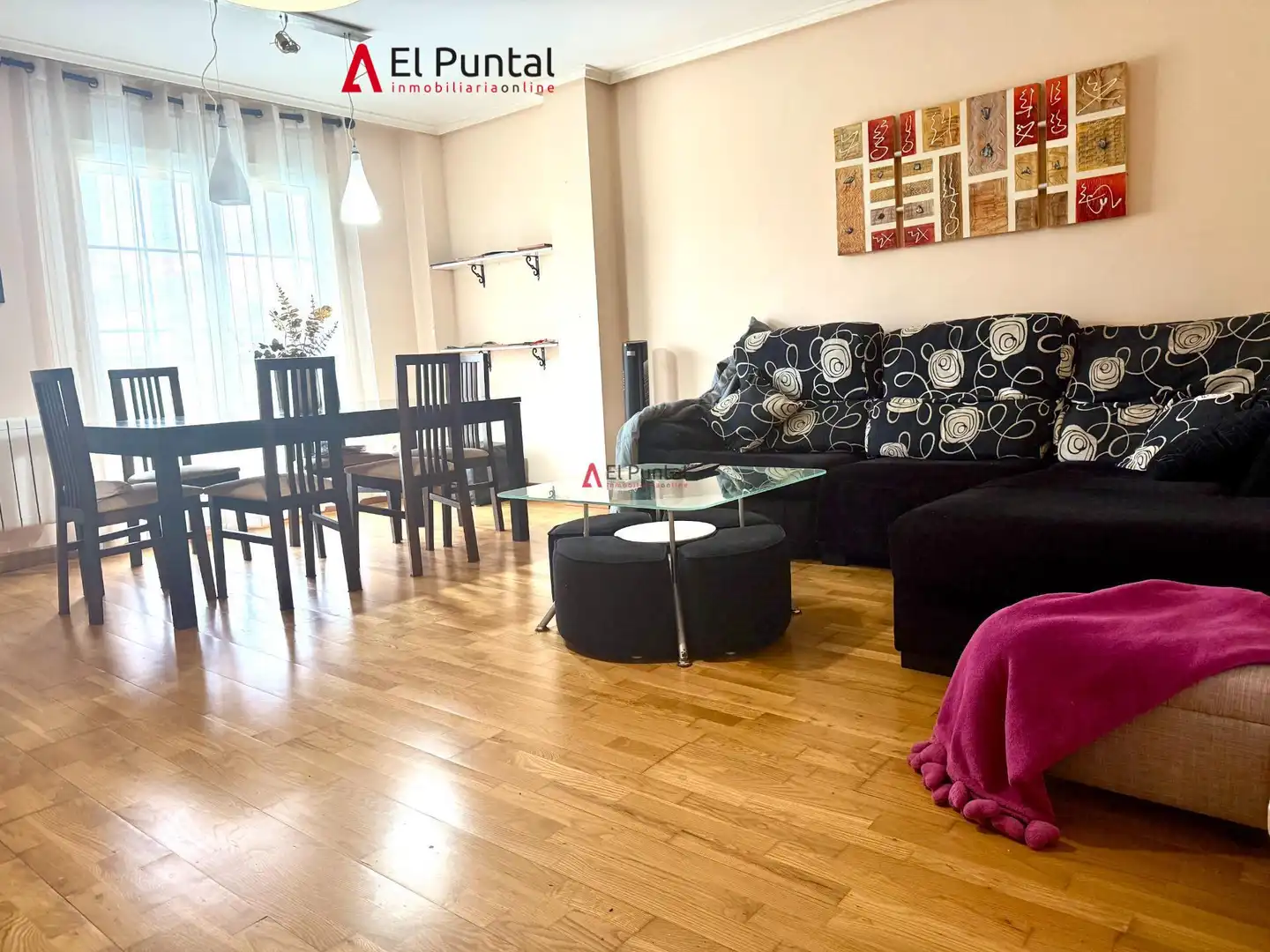 Wohnzimmer von Maisonette zum Verkauf in Piélagos mit Heizung, Parkett und Abstellraum