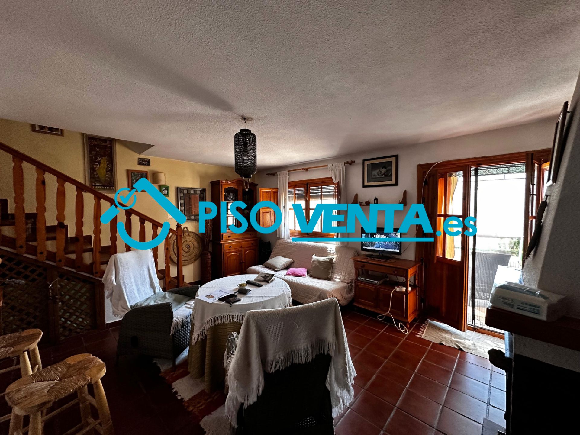 Exterior view of Single-family semi-detached for sale in Bubión  with Heating, Furnished and Washing machine