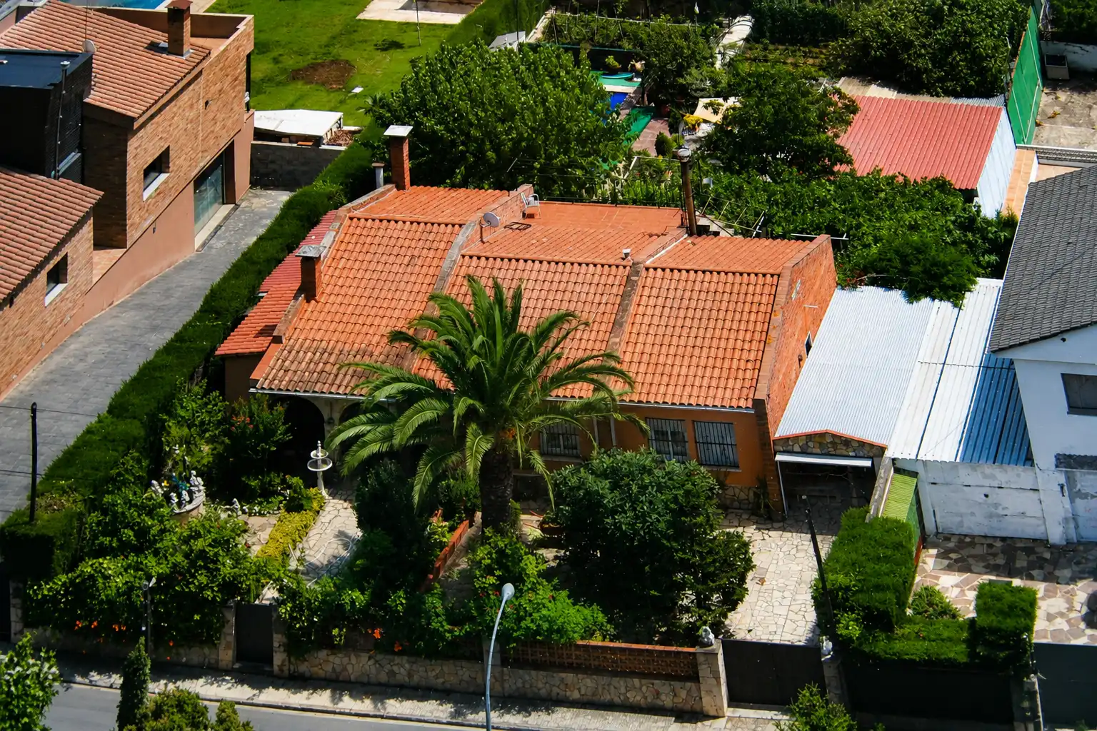 Vista exterior de Casa o chalet en venta en Caldes de Montbui con Calefacción, Jardín privado y Terraza