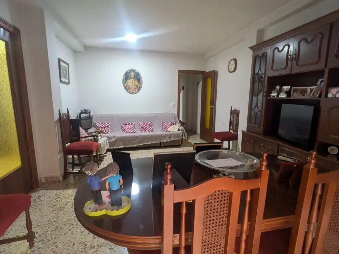 Wohnzimmer von Wohnung zum Verkauf in Orihuela mit Klimaanlage und Balkon