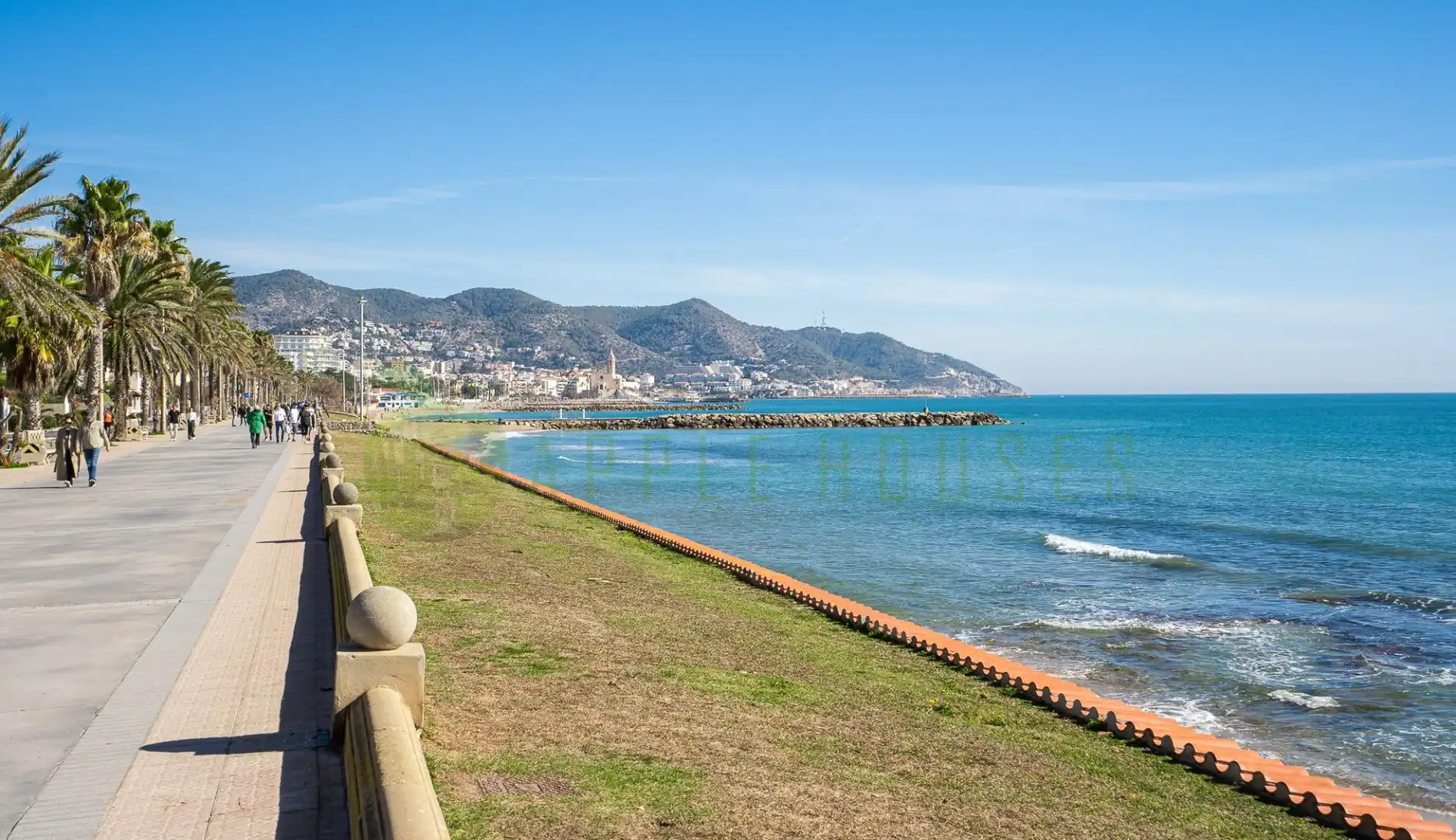 Exterior view of Attic for sale in Sitges  with Air Conditioner, Heating and Terrace