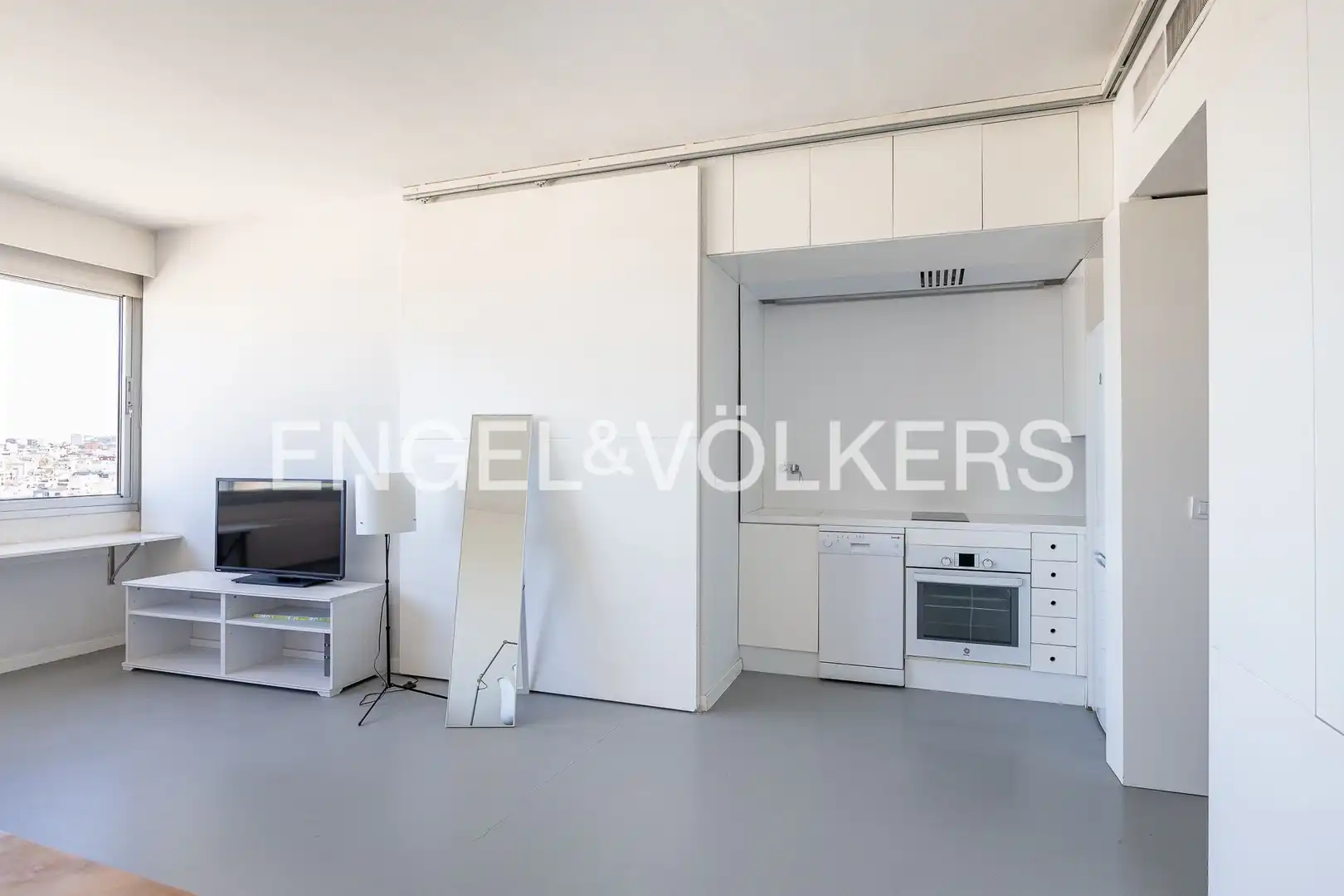 Wohnzimmer von Wohnung zur Miete in Madrid mit Klimaanlage und Heizung