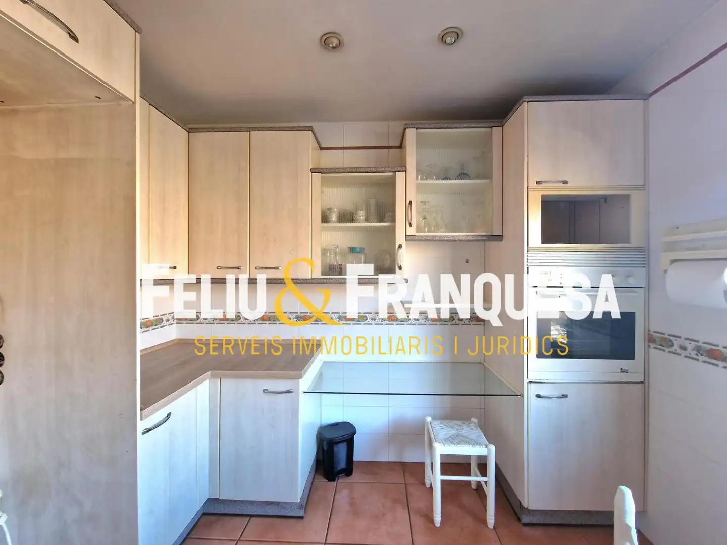 Kitchen of Attic for sale in Sant Cugat del Vallès  with Heating, Private garden and Terrace