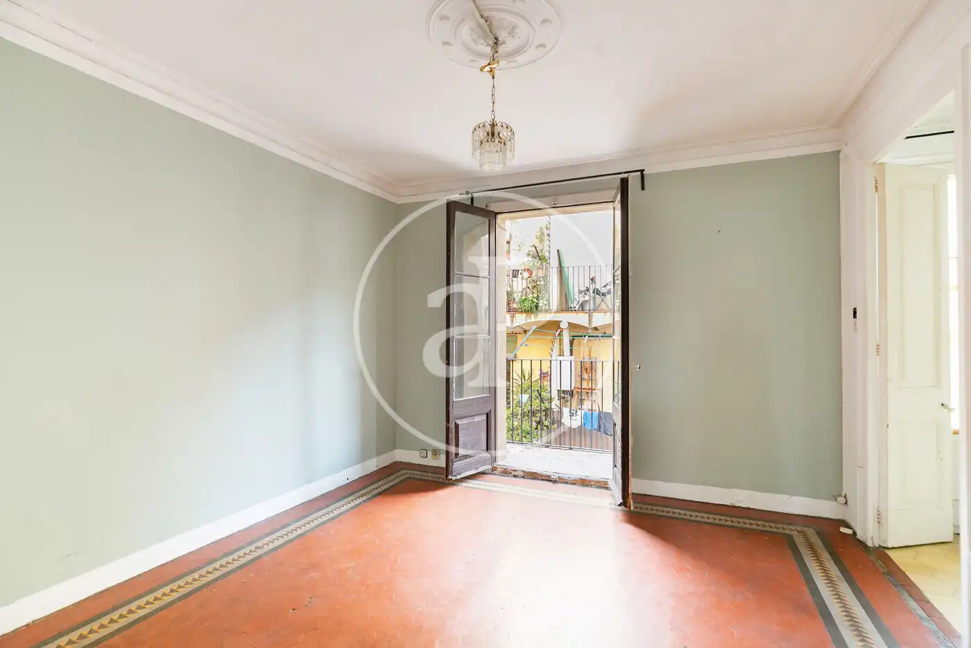 Bedroom of Flat for sale in  Barcelona Capital  with Heating and Balcony