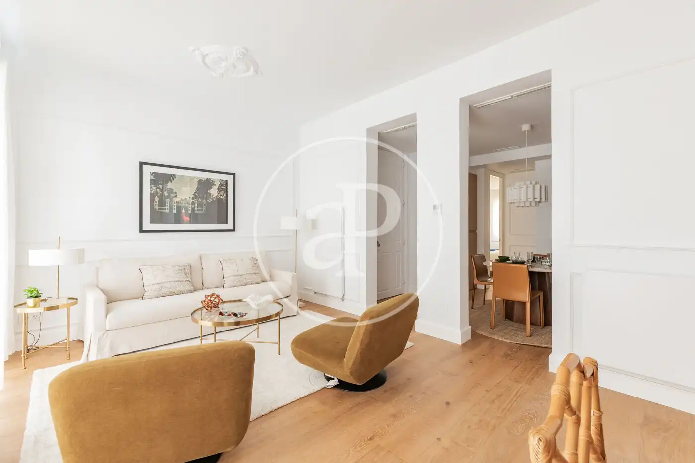 Sala d'estar de Pis en venda en Barrio de Salamanca