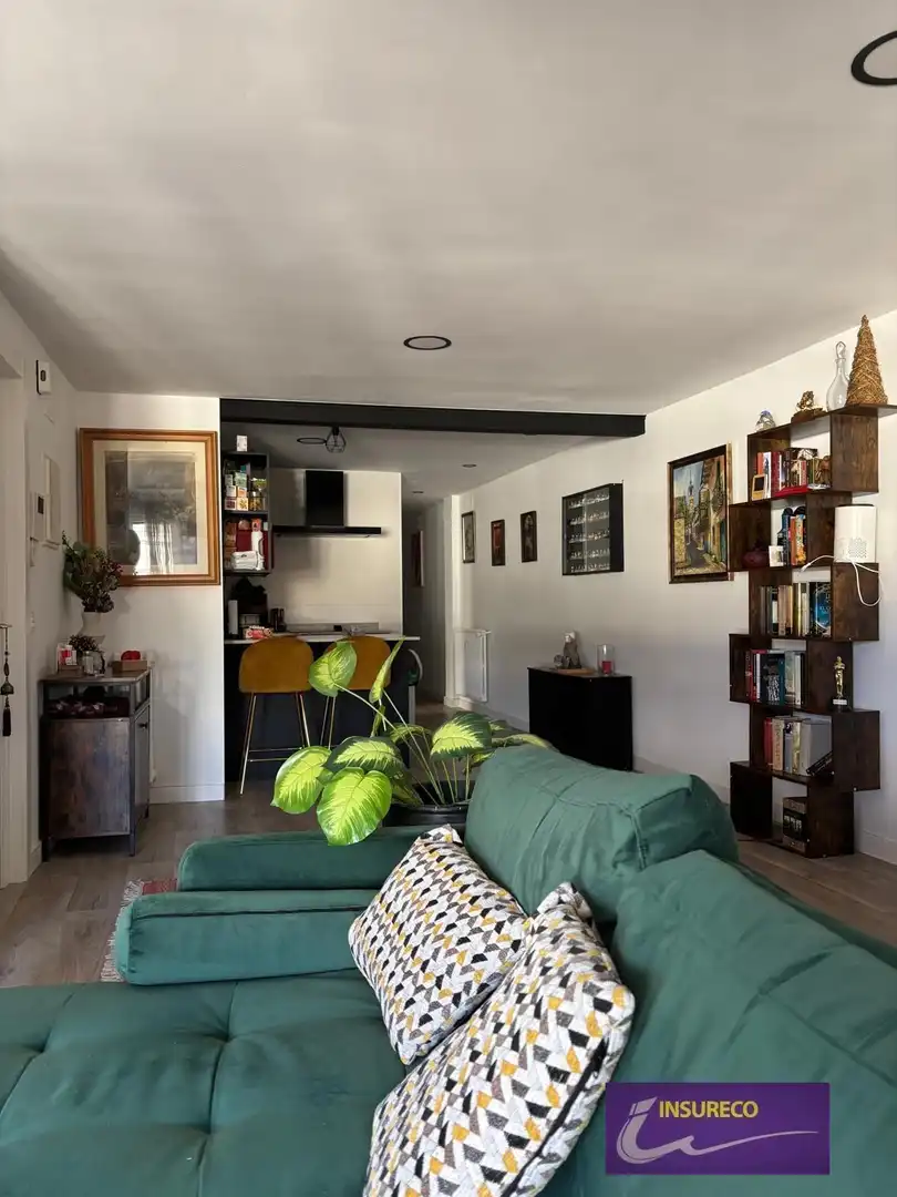 Sala de estar de Piso en venta en León Capital  con Calefacción y Terraza