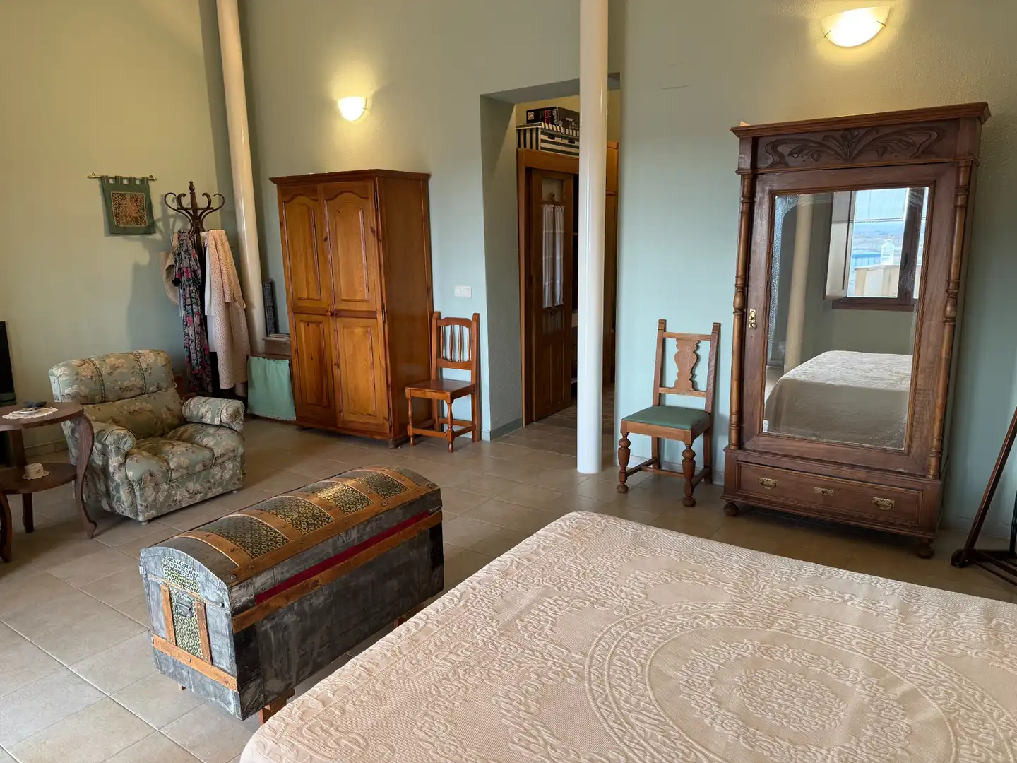 Dormitori de Casa o xalet en venda en Calatorao amb Calefacció, Jardí privat i Terrassa