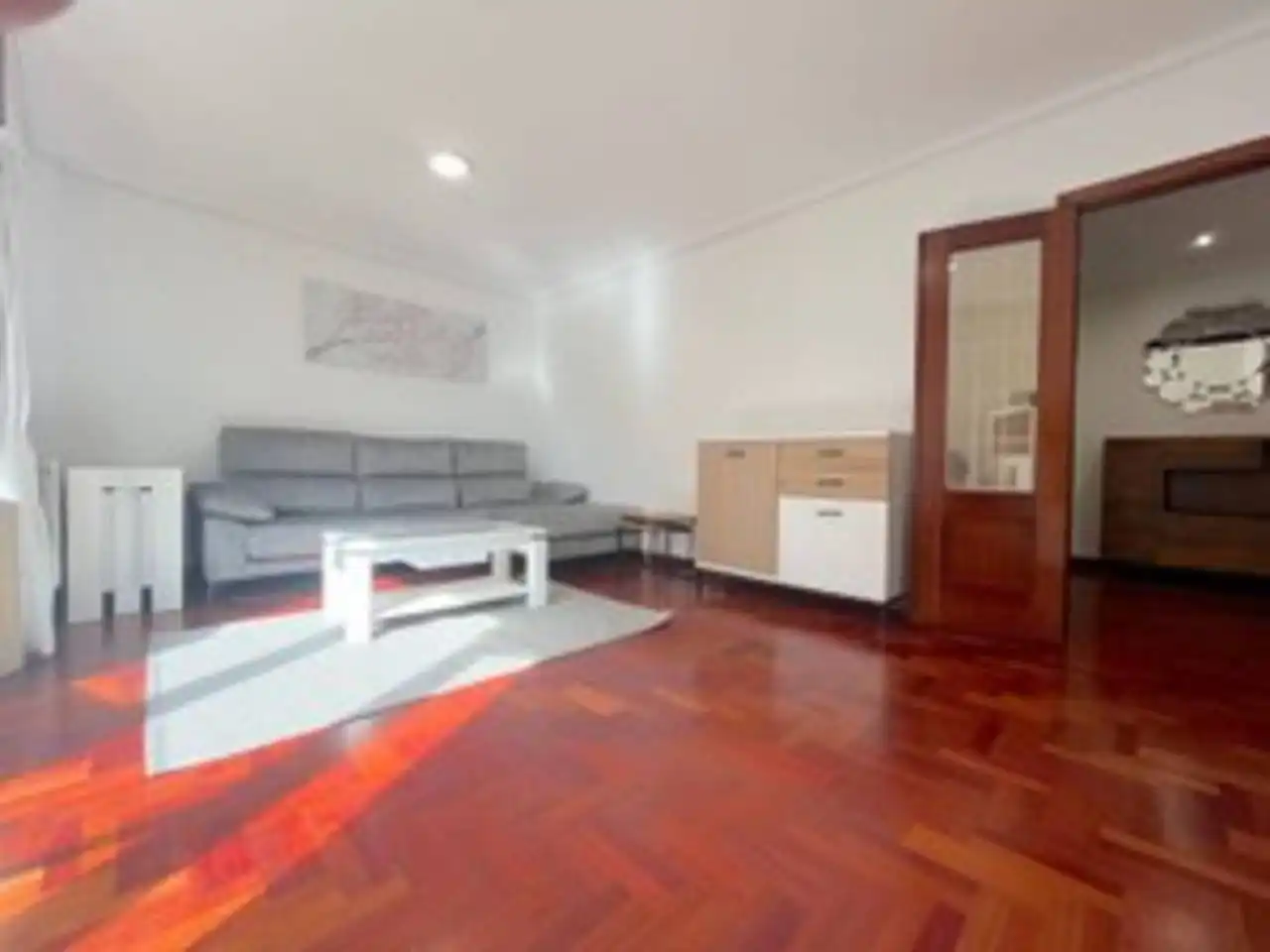Wohnzimmer von Maisonette zum Verkauf in Leioa mit Heizung, Privatgarten und Parkett