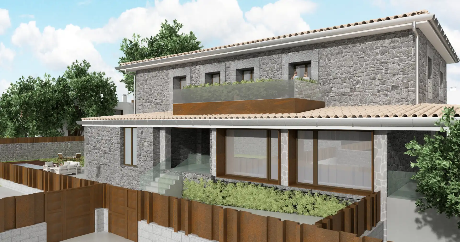 Vista exterior de Casa adosada en venta en Torrelodones con Calefacción, Jardín privado y Parquet